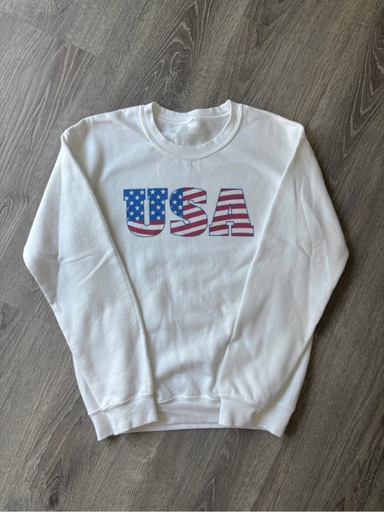 Sunkissed Coconut Sweaters - Sunkissed Coconut USA Crewneck Sweatshirt